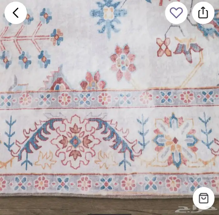 سجادة ناعمة وألوانها رايقة من هوم سنتر beautiful soft rug 1