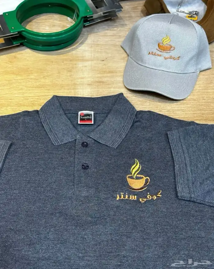 تطريز وطباعه تيشرتات الزي الموحد 35 ريال اقل كميه 12 17