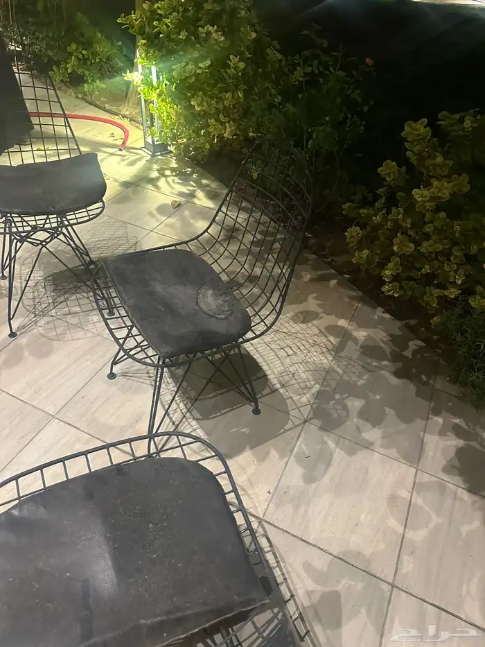 للبيع كراسي حديد ثقيل 2
