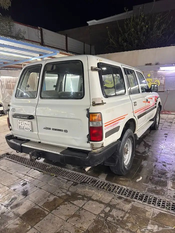 جيب صالون لاندكروزر 97 ابيض 5
