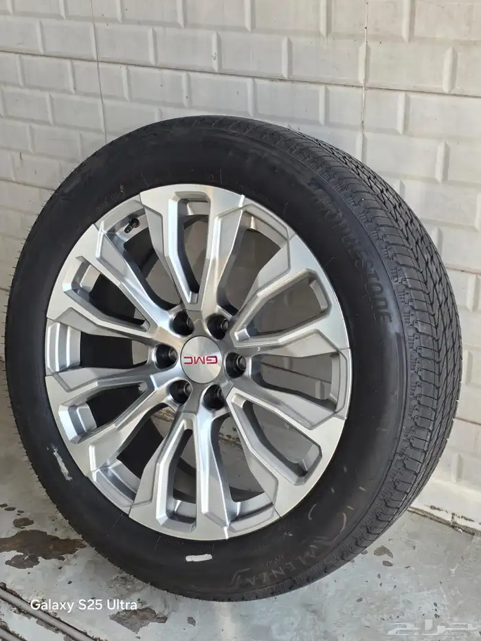 جنوط وكفرات جمس دينالي مقاس 22 اصلي وكاله 8