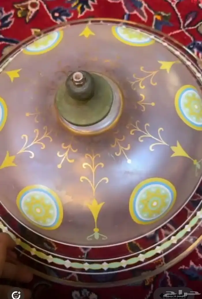 قاعدة نجف الحرم المكي مع شهادة Chandelier from Makkah Haram 0