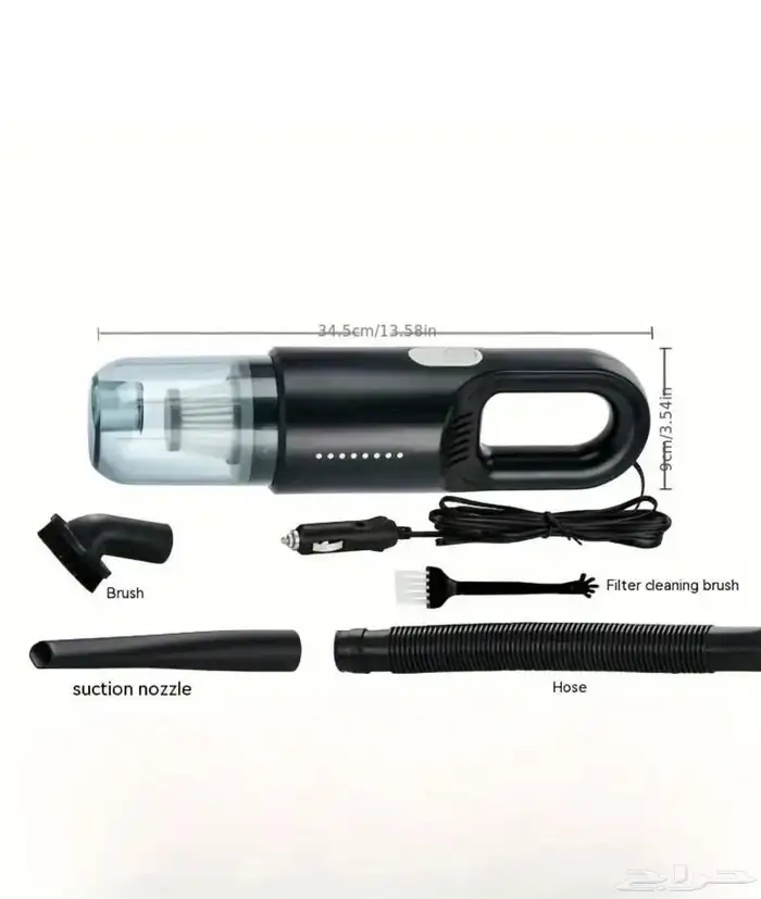 مكنسة كهربائية محمولة متنقله للسيارة و المكتب 2