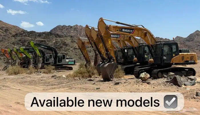 excavator rental بوكلينات للايجار 1