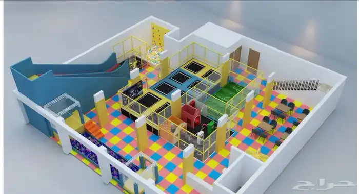 تجهيز صاله العاب تركيب العاب قطع غيار العاب مشدات ترمبولين 14