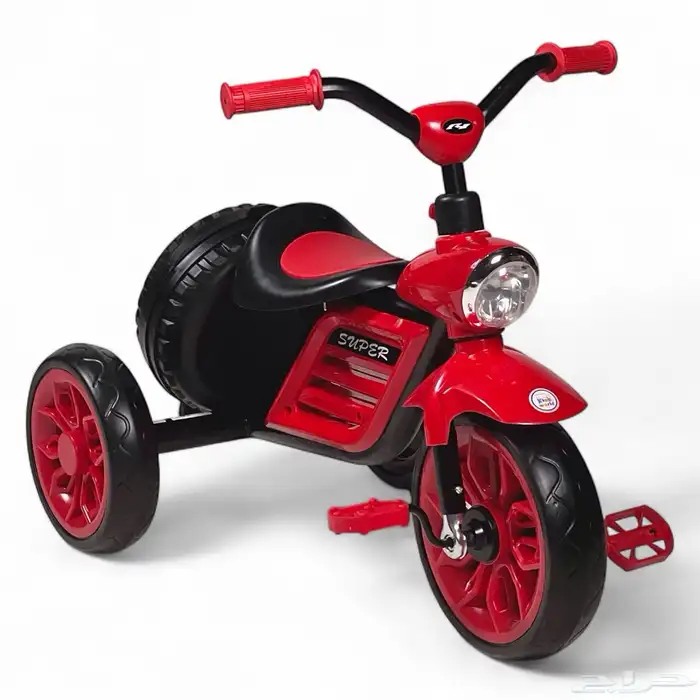 سيكل ثلاثي للأطفال مع سلة خلفية - دراجه 3 كفرات مع مؤثرات 14