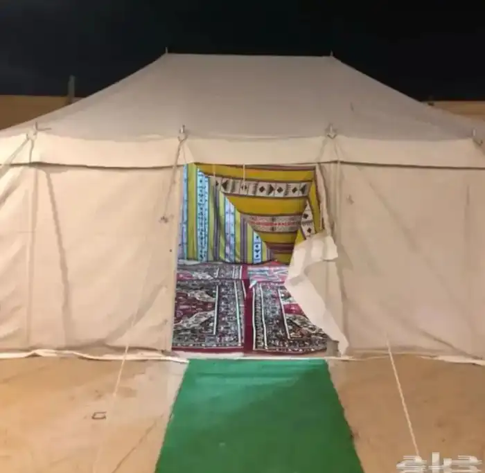 مخيم للبيع قسمين وماطور رامبو حجم 7000 8