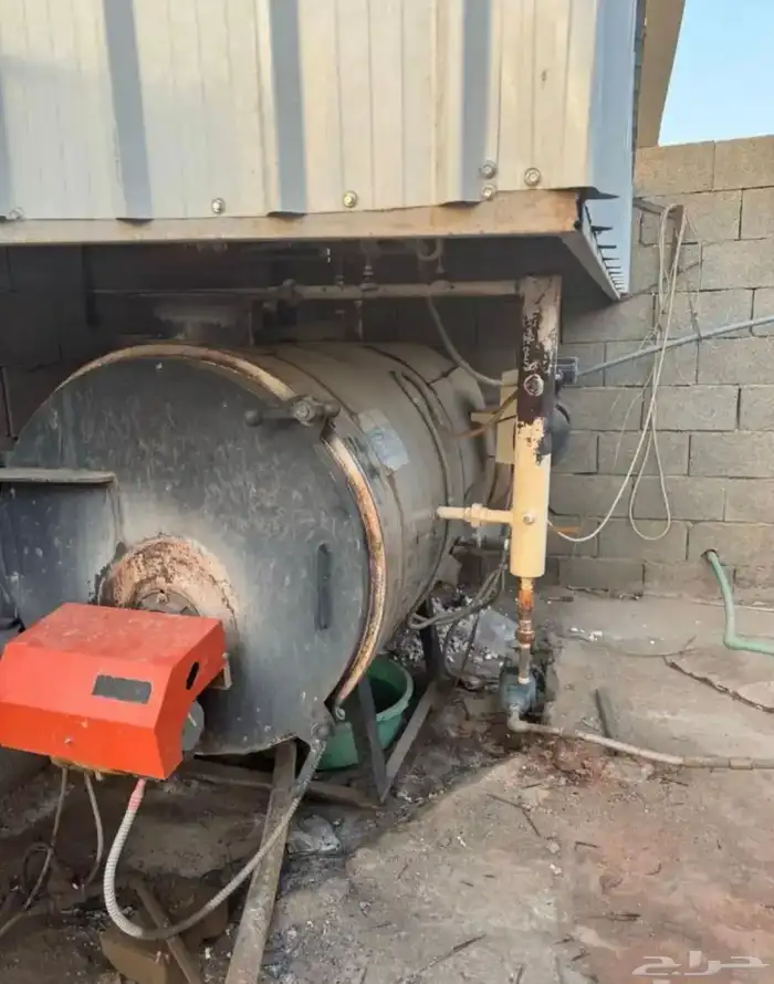 بويلر ( بولر ) ديزل مع خزان ومظلة للبيع Diesel boiler 0
