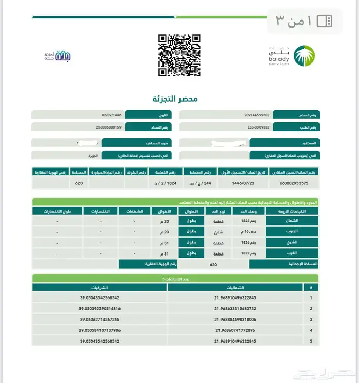 قطعة أرض ذهبان جوهرة العروس حي الجزيرة 1