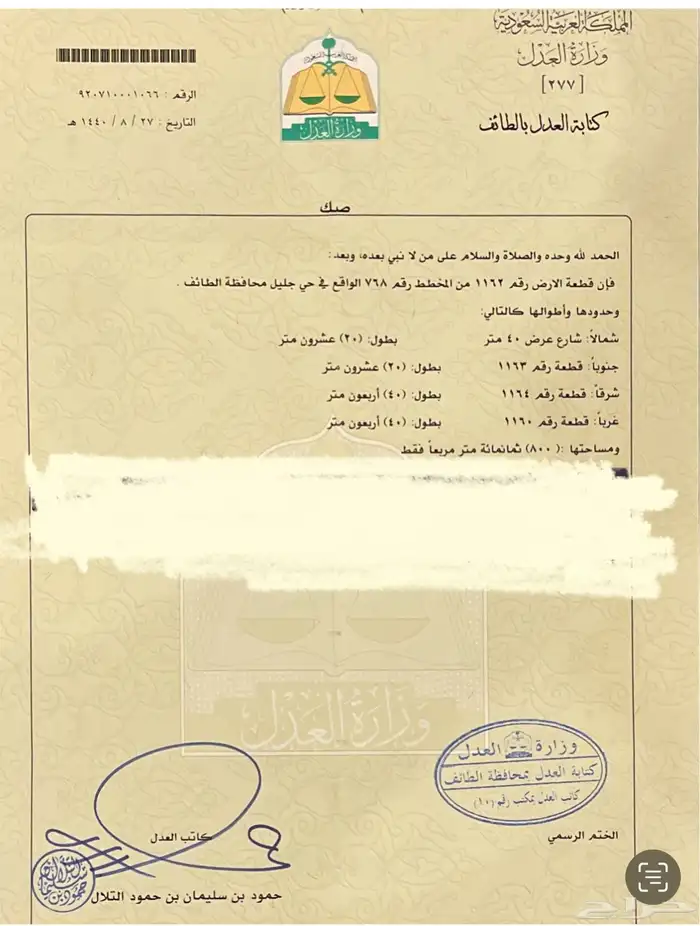 ارض مخطط جليل الطائف الحويه جزء (( ب. )) 0