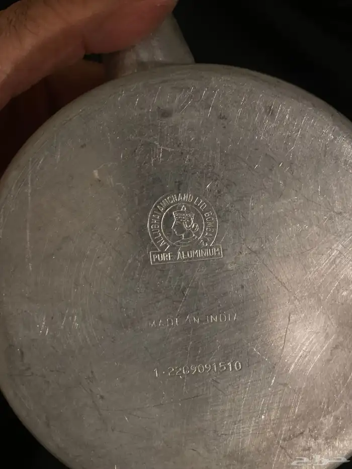 إبريق معدن هندي مقاس 10 سعه 800 ملم 3