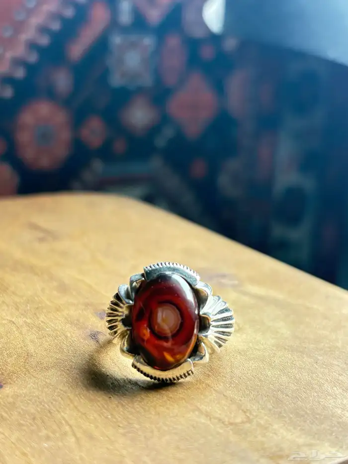 خاتم عقيق هندي 0