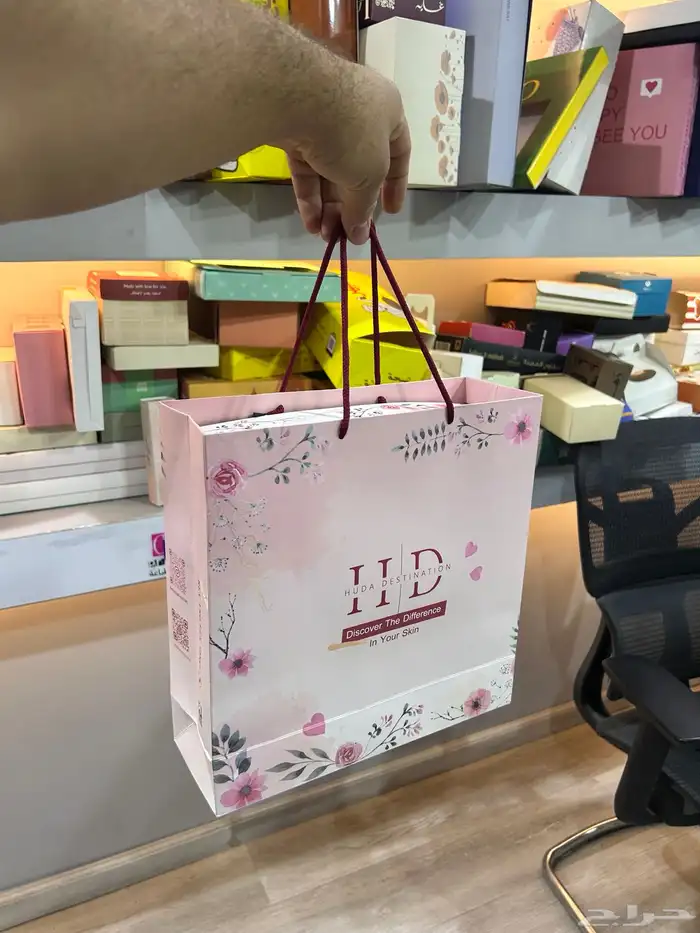 مطبعه أكياس عبايات ليبل قماش لوقو جلد ورق تغليف الأكواب 1