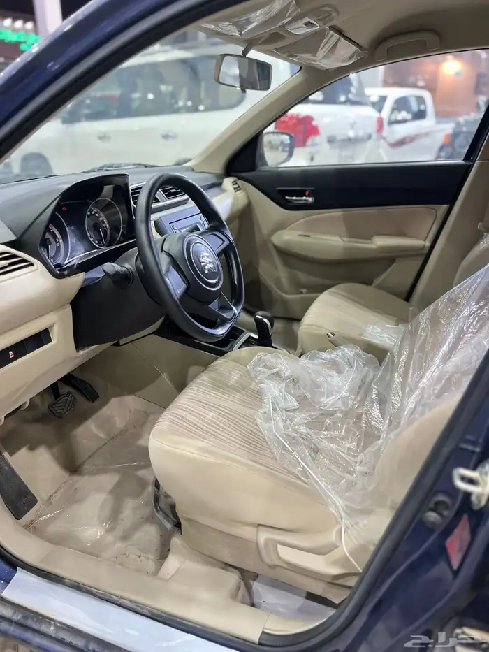 سوزوكي ديزاير 2025 نص فل سعودي اصفار لوحات 6