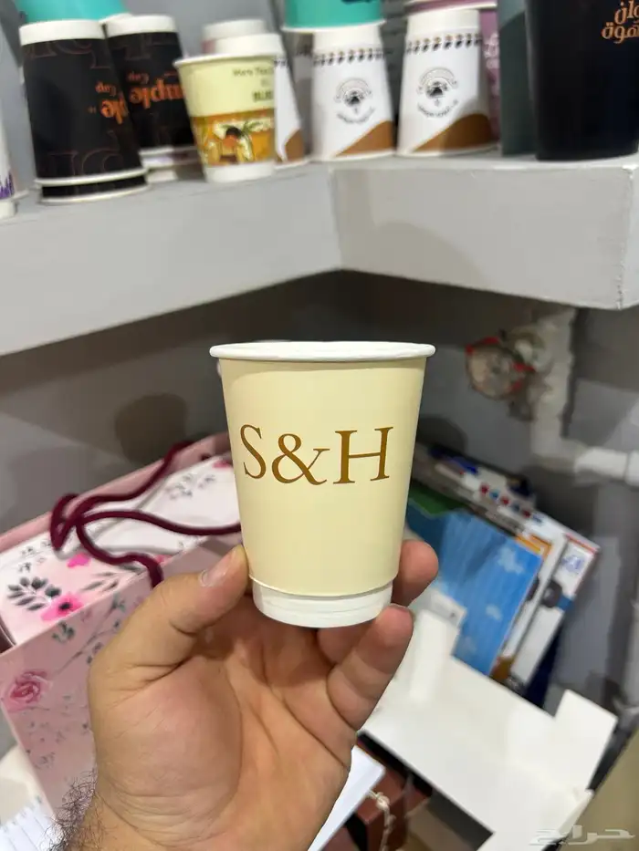 مطبعه أكياس عبايات ليبل قماش لوقو جلد ورق تغليف الأكواب 32