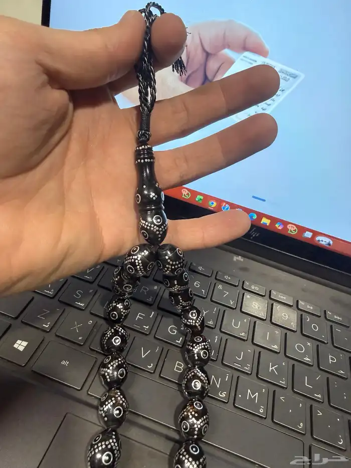 سبحه يسر تطعيم فضه 2500 نقطة 2