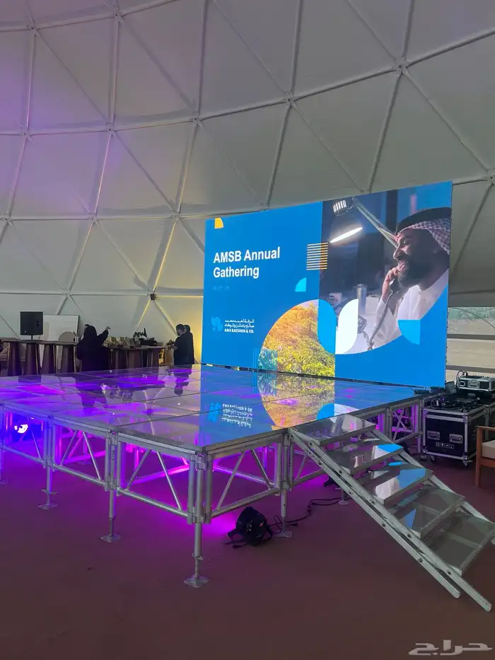 تأجير شاشة LEDمسرح واضاءة حفلات اطلاق منتجات وتكريم الموظفي 12