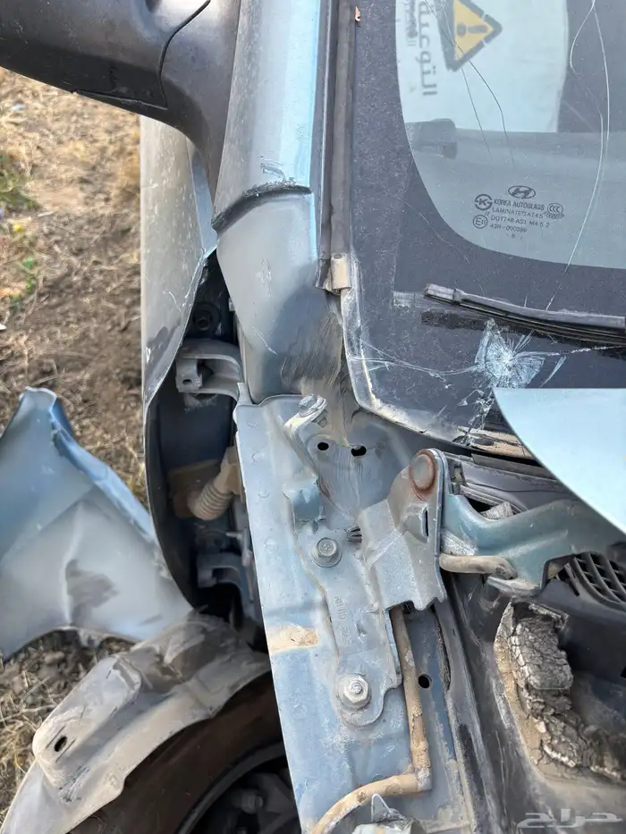 النترا 2007 قبل الحادث نظيفه الحادث ماوصل الاديترات 2