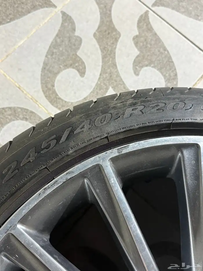 جنوط مرسيدس يخت اصلي بكفراتها 3