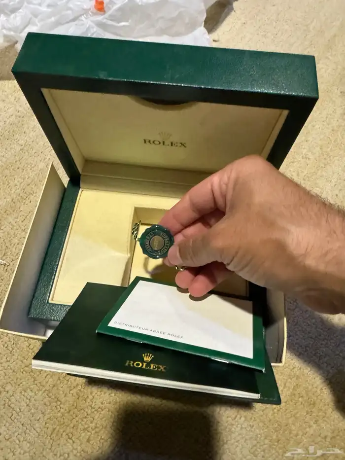 بوكس ساعة رولكس الاصلي مع حافظة الكرت 1