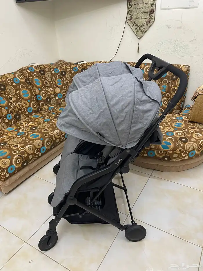 استرولر توأم ماركه contours bisty جديده تماما استخدام بسيط 6