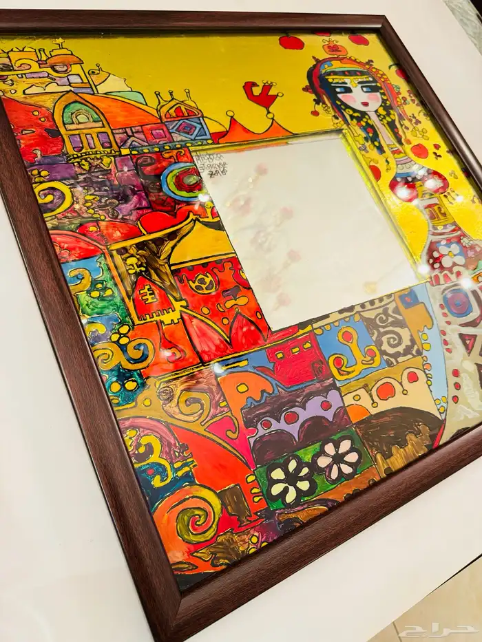 لوحة فنيه للفنانه السعودية هبه جامع 2