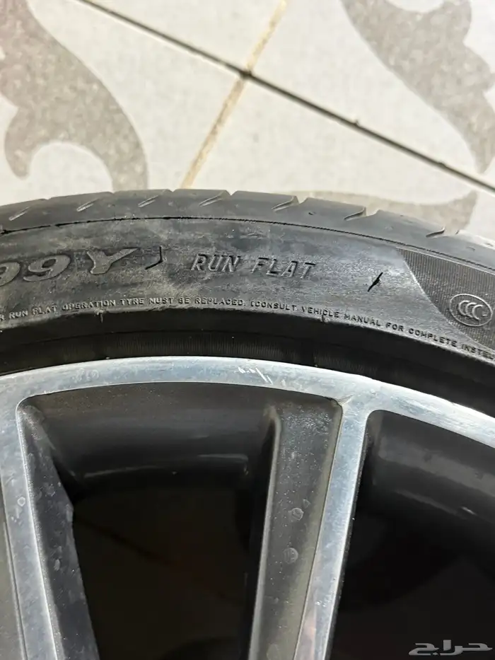 جنوط مرسيدس يخت اصلي بكفراتها 2