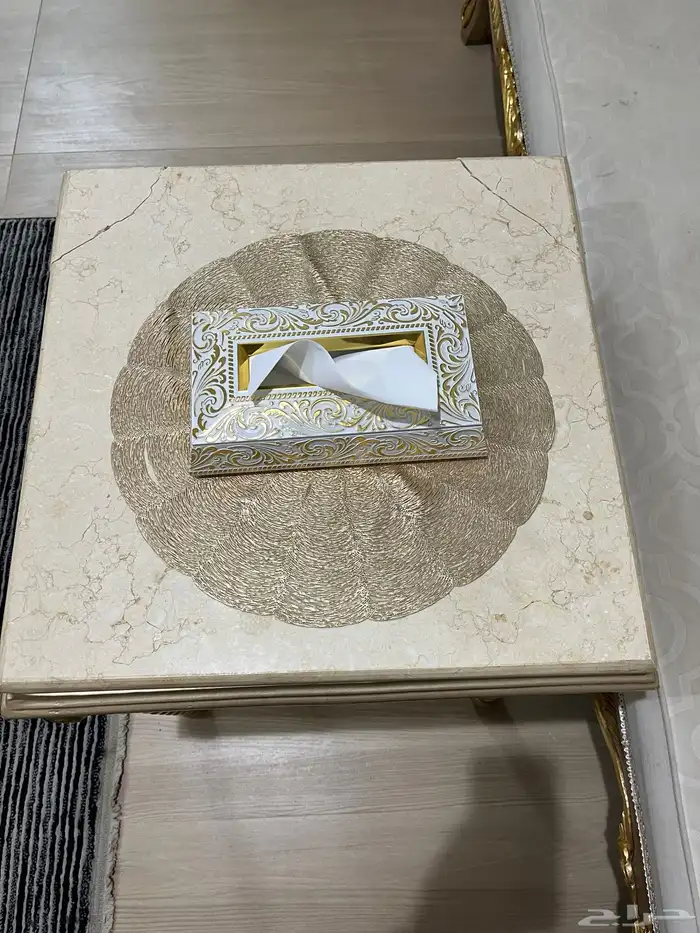 طقم طاولات من الرخام القوي 1