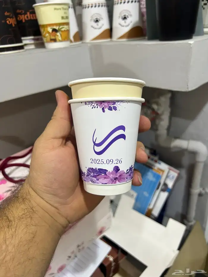 مطبعه أكياس عبايات ليبل قماش لوقو جلد ورق تغليف الأكواب 31