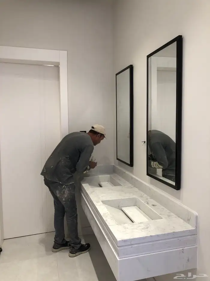 مغاسل رخام طبيعي وصناعة ومطبخ وطولات 15