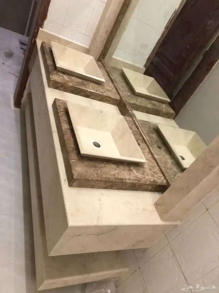 مغاسل رخام طبيعي وصناعة ومطبخ وطولات 0