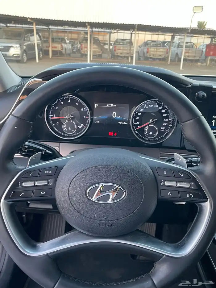 هوانداي ازيرا 2022 بنزين بطاقه جمركيه وارد كوريا 10