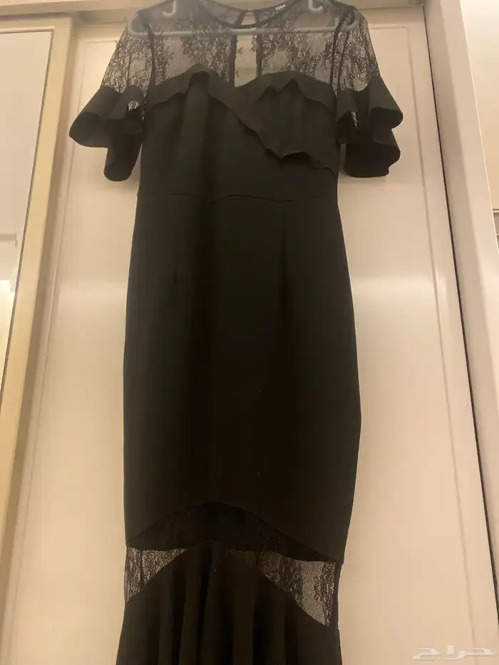 فستان سهره اسود دانتيل كلاس 1