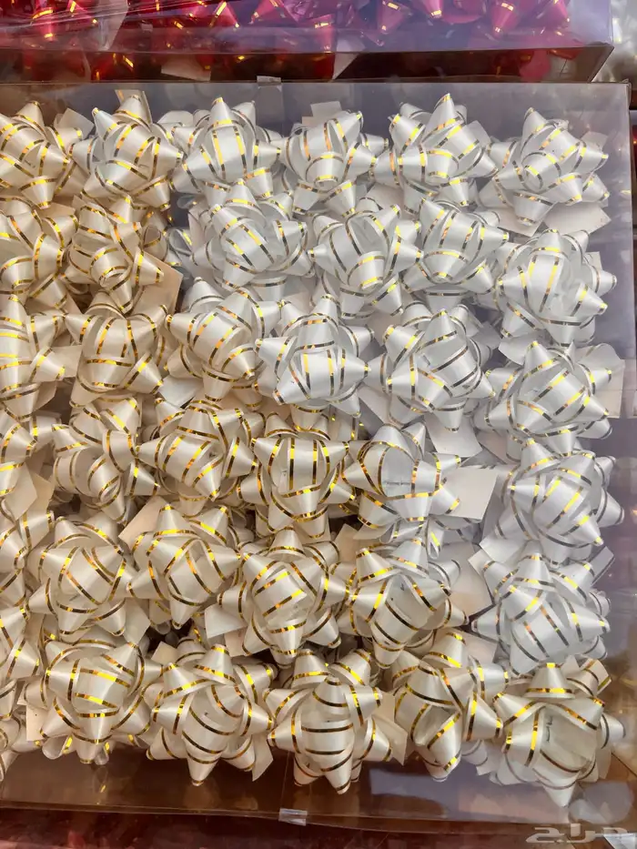 فيونكات هدايا صغيرة كرتون طبيقين ناقص خمس حبات 3