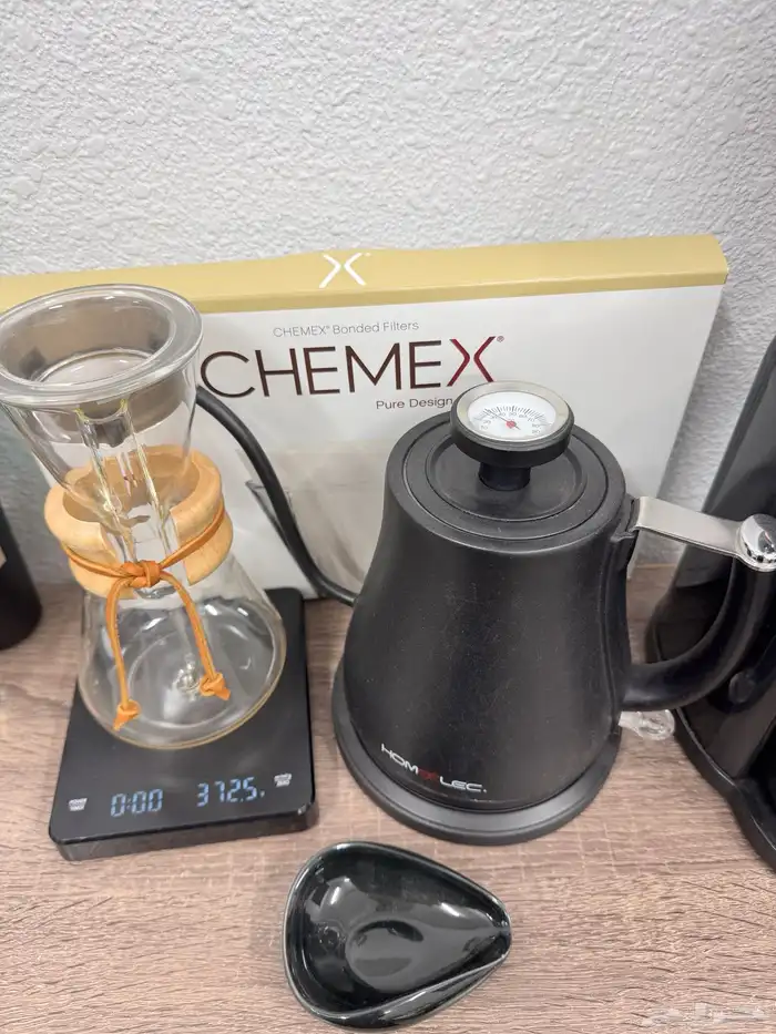 ادوات كيمكس قهوة مقطرة v60 0