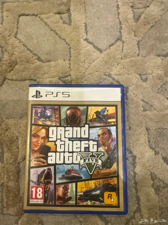 قراند سوني 5 شبه جديد مختم وكل شي 0