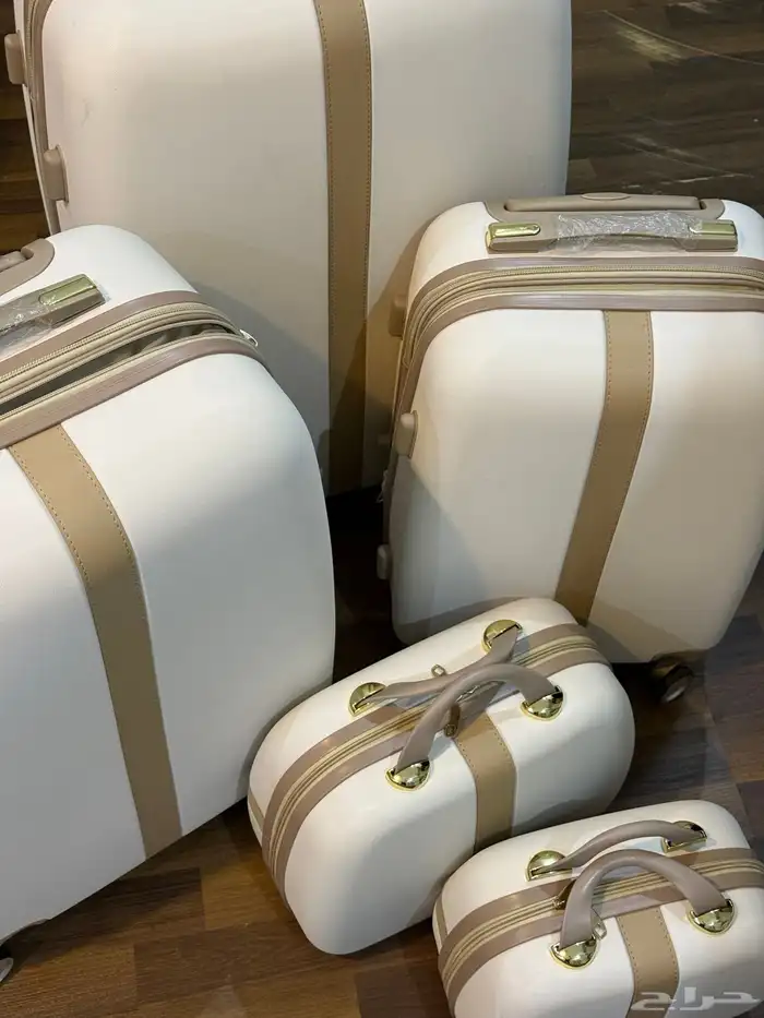 طقم شنط سفر 5 قطع جديدة استخدام مره واحدة 8