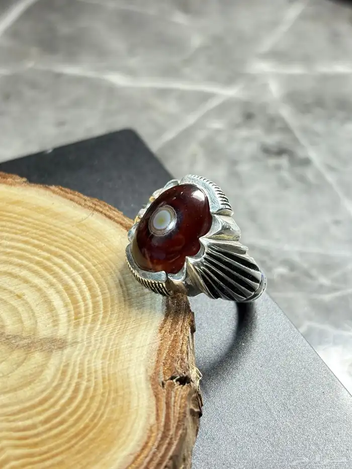 خاتم عقيق هندي 2