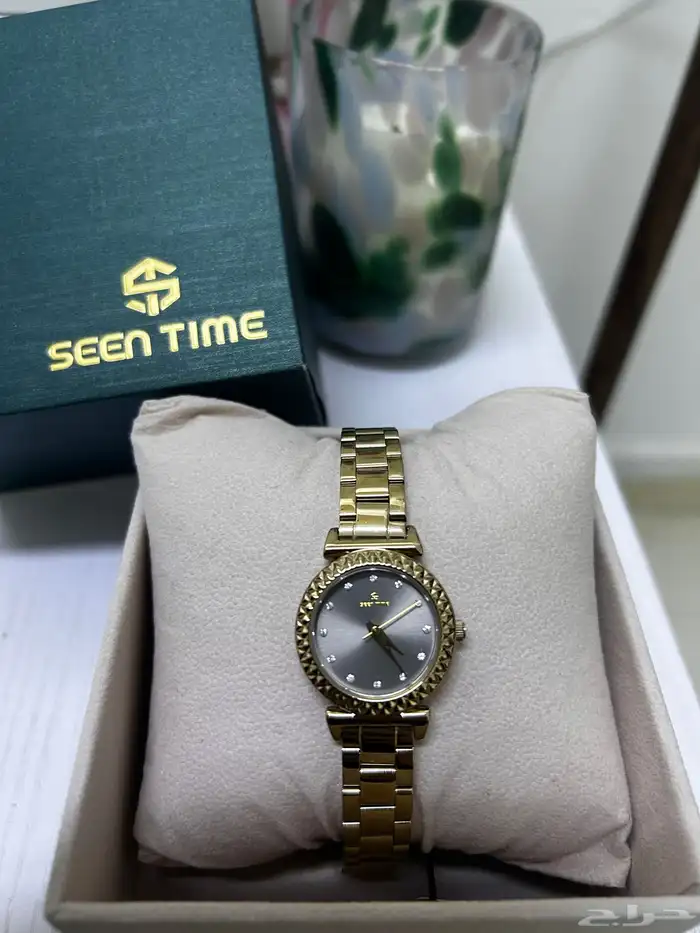 ساعه ستيل ذهبي 4