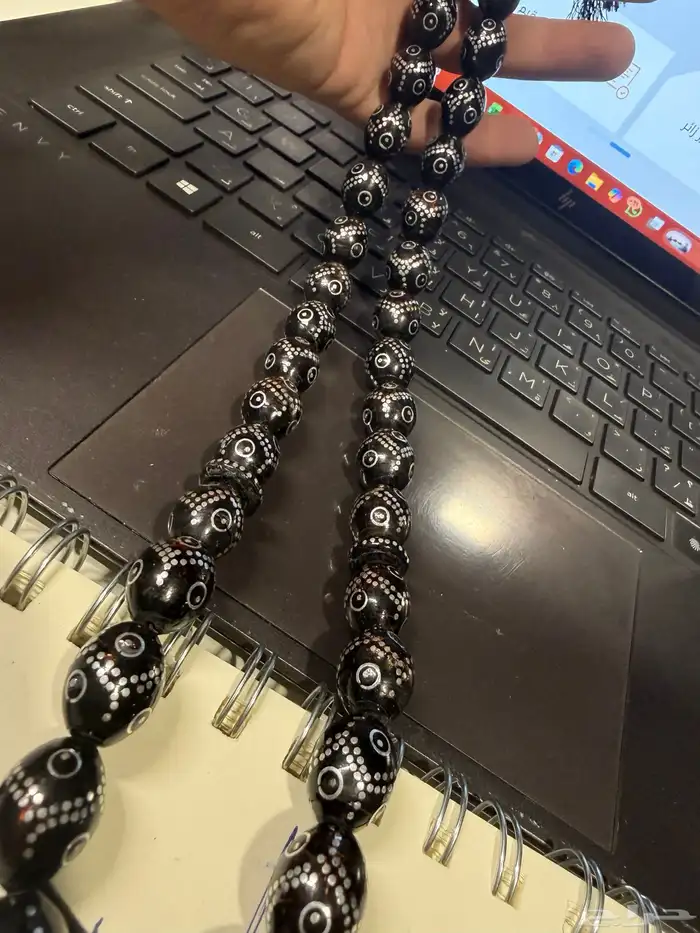 سبحه يسر تطعيم فضه 2500 نقطة 1