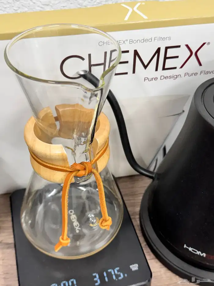 ادوات كيمكس قهوة مقطرة v60 1