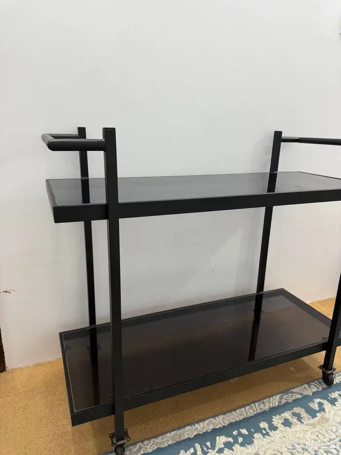 طاولة ترولي اسود 1