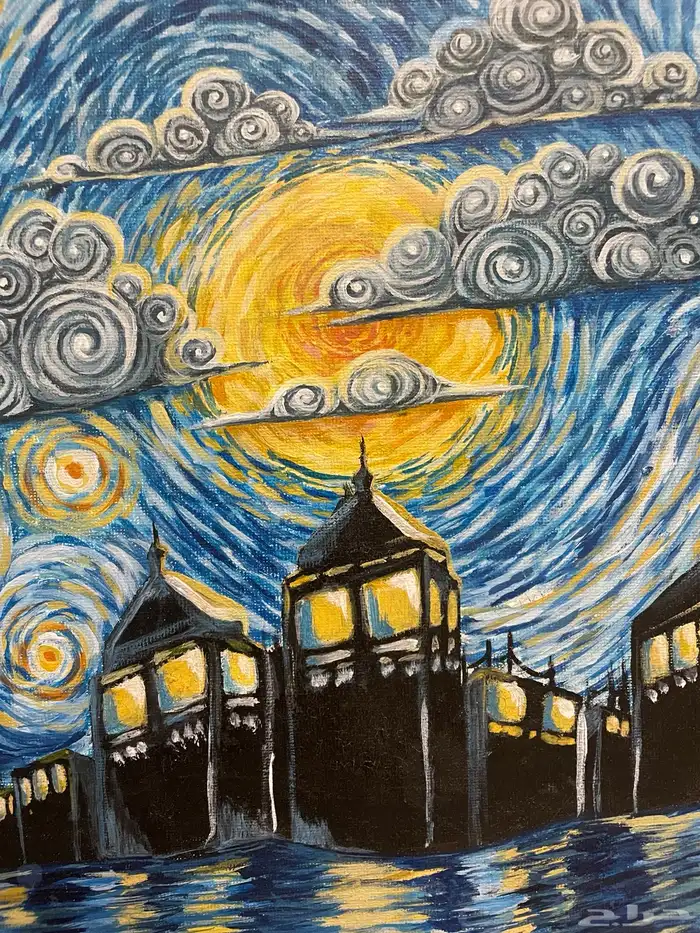 لوحة فان كوخ مرسومة 3