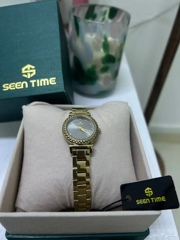 ساعه ستيل ذهبي 2