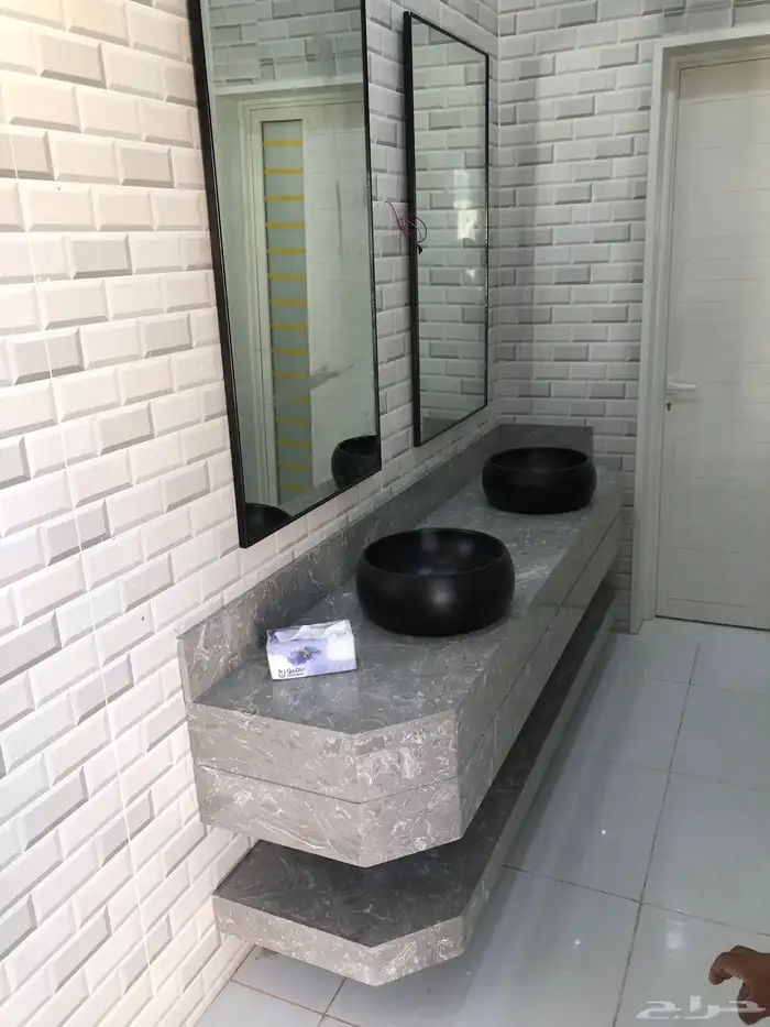 مغاسل رخام طبيعي وصناعة ومطبخ وطولات 32