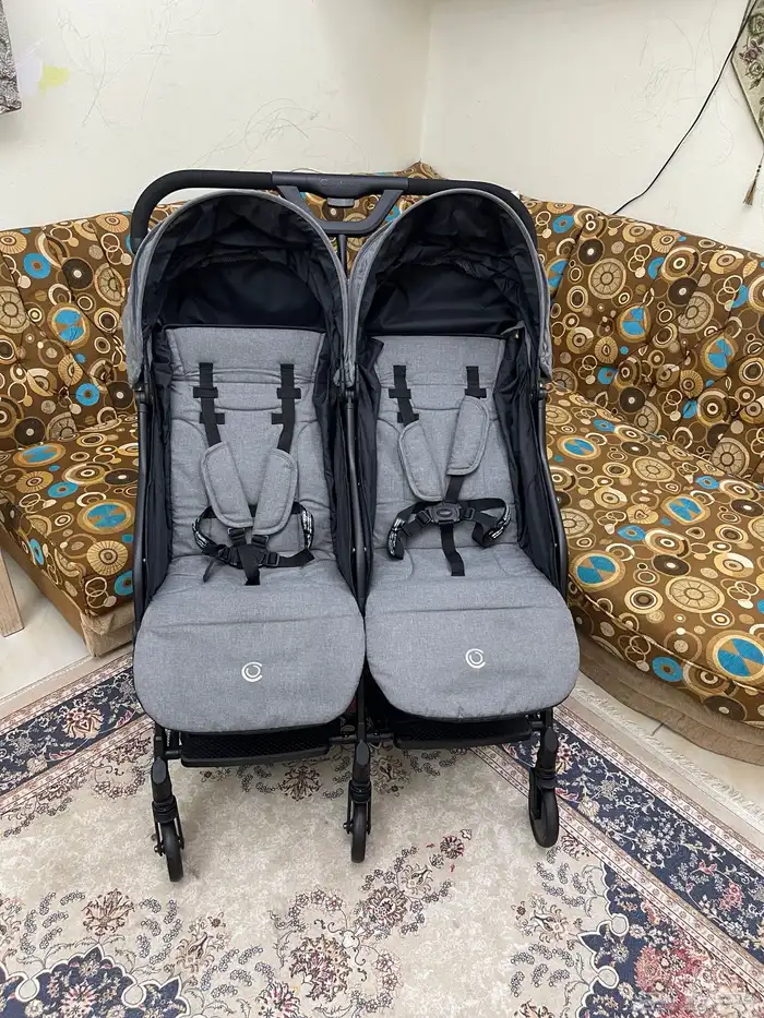 استرولر توأم ماركه contours bisty جديده تماما استخدام بسيط 3