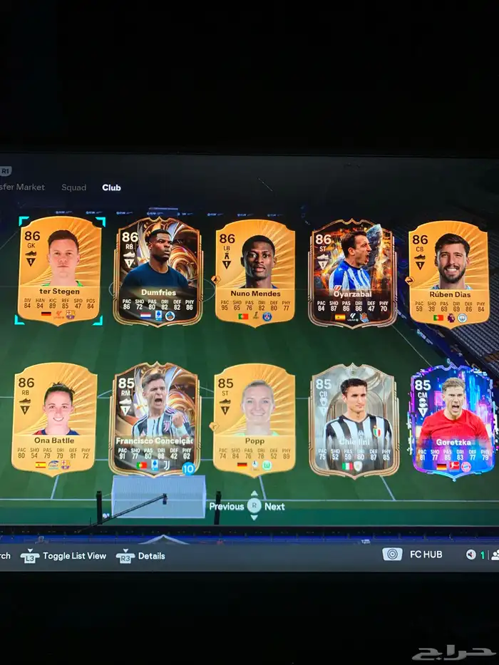 حساب مع مليون و خمس ميه كوينز FC 26 (PC) EA 6