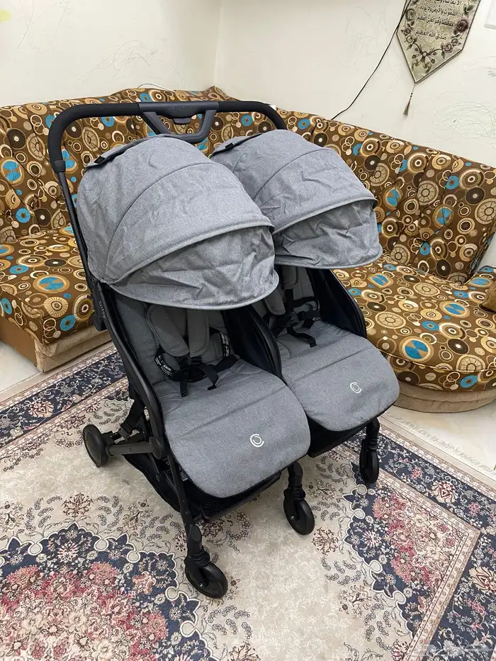 استرولر توأم ماركه contours bisty جديده تماما استخدام بسيط 1