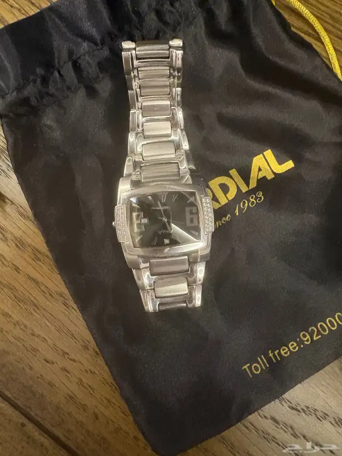 ساعه كارديال سويسرية اصلية مرصعة بالالماس الاصلي 0