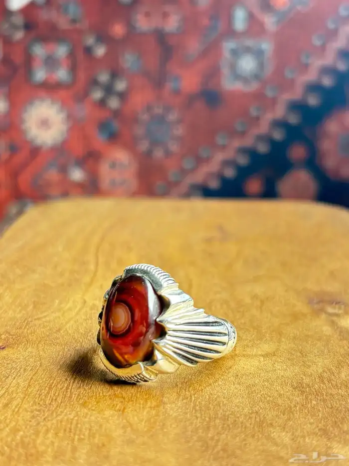 خاتم عقيق هندي 1